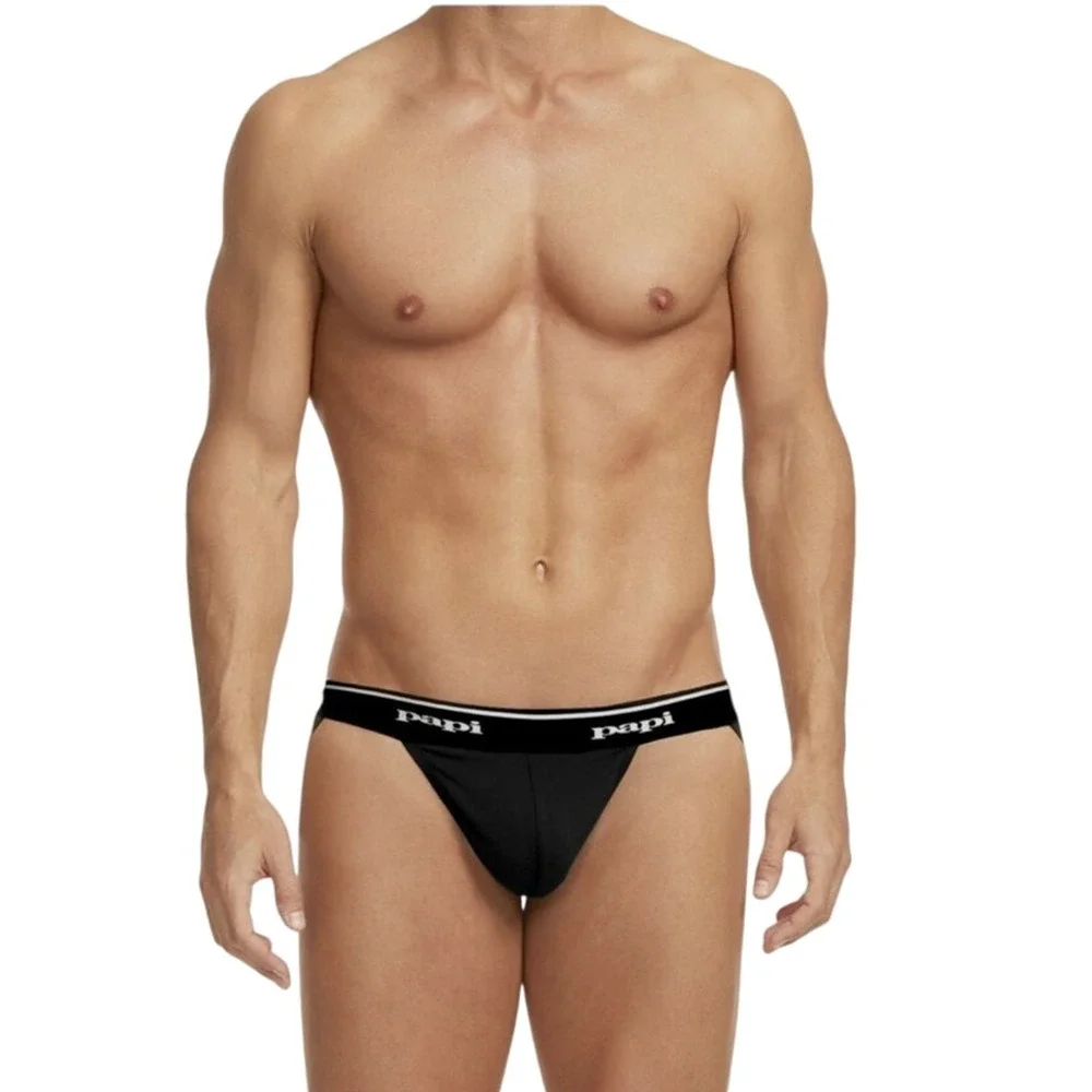 Papi Rib Jockstrap Black Large - Picture 7 of 9